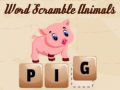 Cluiche Word Scramble Animals