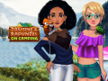 ເກມ Jasmine & Rapunzel on Camping