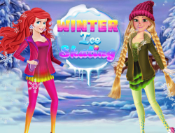 Game Winter Ice Skating online.