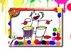 Game Music Coloring Book online.
