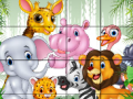 Cluiche Animals Sliding Puzzle