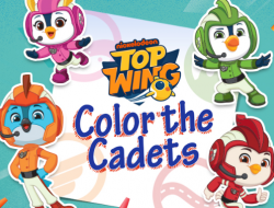 Game Top wing Color the cadets online