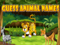 Cluiche Guess Animal Names