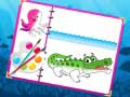 Cluiche Sea Creatures Coloring Book