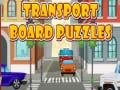 Cluiche Transport Board Puzzles