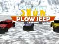 Cluiche Winter Snow Plow Jeep Driving