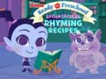 Game Spooktacular Rhyming Recipes