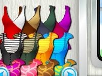 Game Dress up girl on the train