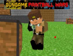 Game GunGame Paintball Wars online.