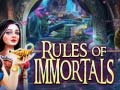 Game Rules of Immortals