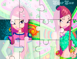 Game Winx Club: Puzzle Roxy online.