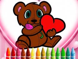 Game Animals Valentine Coloring online