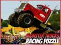 Game Monster Trucks Racing Puzzle