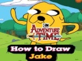 Cluiche Adventure Time How to Draw Jake