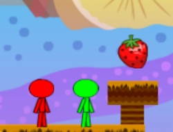 Game Stickman Bros In Fruit Island 2 online.
