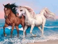 Game Animals Jigsaw Puzzle Horses