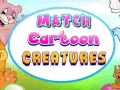 Cluiche Match Cartoon Creatures