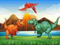 Cluiche Colorful Dinosaurs Match 3