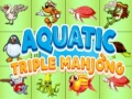 Cluiche Aquatic triple mahjong