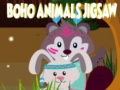 Game Boho Animals Jigsaw