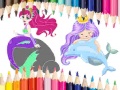 Game Mermaid Coloring Book