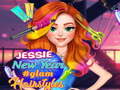 Cluiche Jessie New Year #Glam Hairstyles