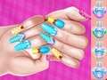 Game Elsa Princess Theme Nail Art Diy