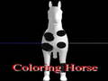 Cluiche Coloring horse