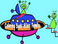 Game Coloring Book: Alien Family