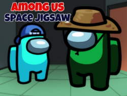 Game Among Us Space Jigsaw online