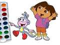 Cluiche Dora The Explorer Coloring Book