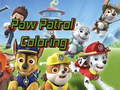 Cluiche Paw Patrol Coloring