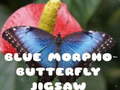 Game Blue Morpho Butterfly Jigsaw
