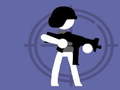 Cluiche Stickman Sniper Hero 