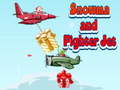 Cluiche Snowman and Fighter Jet