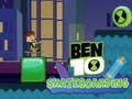 Cluiche Ben 10 Skateboarding