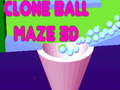 Cluiche Clone Ball Maze 3D