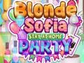 Cluiche Blonde Sofia Stay at Home Party