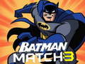 Cluiche Batman Match 3 