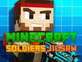 Cluiche Minecraft Soldiers Jigsaw