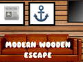 Cluiche Modern Wooden House Escape