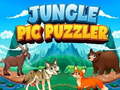 Cluiche Jungle Pic Puzzler