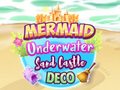 Cluiche Mermaid Underwater Sand Castle Deco