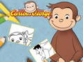 Cluiche Curious George Coloring Book