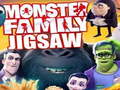 Cluiche Monster Family Jigsaw 