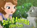 ເກມ Sofia And Animals Jigsaw Puzzle