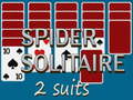 Cluiche Spider Solitaire 2 Suits