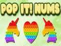 Game Pop It! Nums 