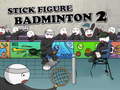 Cluiche Stick Figure Badminton 2