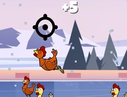 Game Chicken Shooting 2D online.